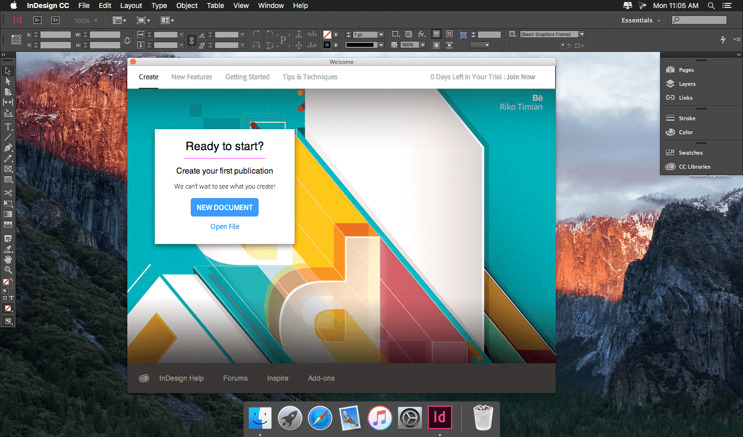 get adobe indesign free for mac